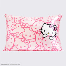 Load image into Gallery viewer, Hello Kitty X Kitsch Pillowcase - Pink Kitty Faces
