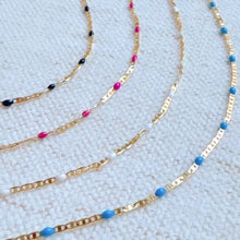 Load image into Gallery viewer, Color Pop Enamel Chain Necklace
