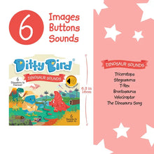 Load image into Gallery viewer, Ditty Bird Sound Book: Dinosaur Sounds
