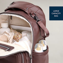 Load image into Gallery viewer, Espresso Boss Plus™ Backpack Diaper Bag
