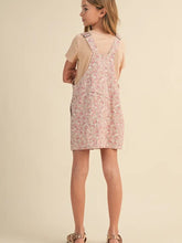 Load image into Gallery viewer, Tween Girls Floral Overall Dress
