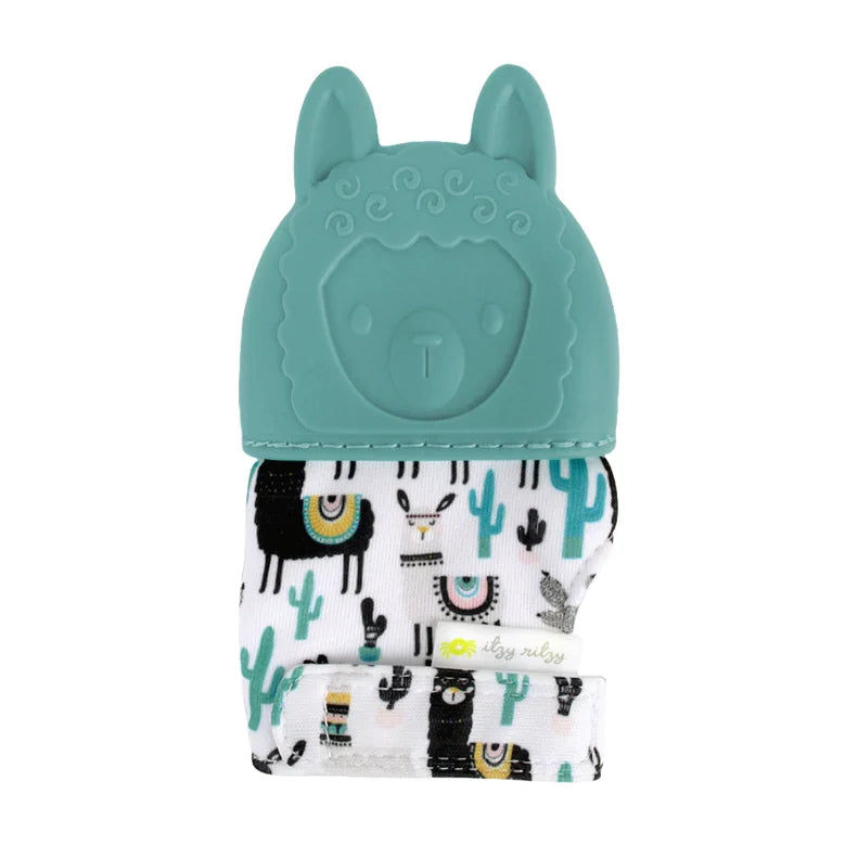 Itzy Mitt™ Silicone Teething Mitt-Llama