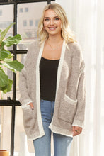 Load image into Gallery viewer, Open Front Cardigan With Stitching
