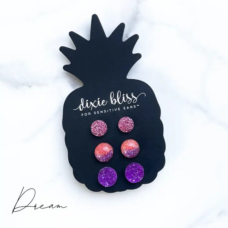 Dixie Bliss 12mm Dream Stud Earrings