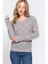 Load image into Gallery viewer, Fitted V-Neck Sweater
