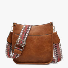 Load image into Gallery viewer, Jen&amp;Co® Chloe Crossbody with Guitar Strap - Brown
