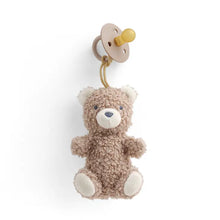 Load image into Gallery viewer, Bitzy Pal Natural Rubber Pacifier &amp; Plush - Bear
