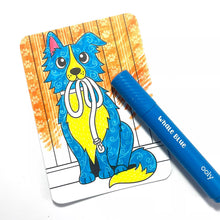 Load image into Gallery viewer, Undercover Art Hidden Patterns Coloring Activity - Dog Days
