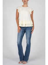 Load image into Gallery viewer, Miss Me® Ruffled Sleeve Layered Top
