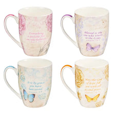 Load image into Gallery viewer, Butterfly Blessings Coffee Mug Set
