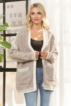 Load image into Gallery viewer, Open Front Cardigan With Stitching
