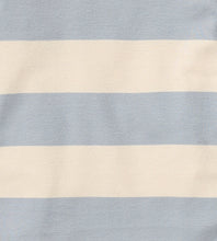 Load image into Gallery viewer, Rugby Stripe Footed Sleep &amp; Play - Quarry
