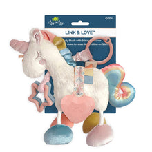 Load image into Gallery viewer, Link &amp; Love™ Unicorn Activity Plush Silicone Teether Toy
