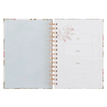 Load image into Gallery viewer, Journal Spiral White Floral Everything Beautiful Ecc 3:11
