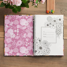 Load image into Gallery viewer, Grow In Grace Spiral Bound Coloring Book
