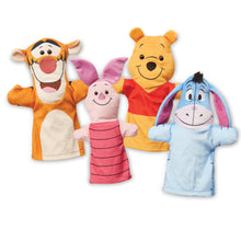 Load image into Gallery viewer, Disney Winnie the Pooh Soft &amp; Cuddly Hand Puppets
