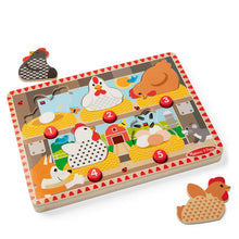 Load image into Gallery viewer, Happy Hens Push To Pop Puzzle
