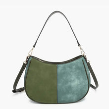 Load image into Gallery viewer, Jen &amp; Co Zoe Two-Tone Distressed Crossbody
