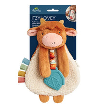 Load image into Gallery viewer, Itzy Lovey™ Highland Cow Plush with Silicone Teether Toy
