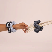 Load image into Gallery viewer, Cloud Scrunchies 3pc Set - Spiderweb
