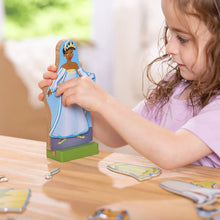 Load image into Gallery viewer, Disney Princess Tiana Wooden Magnetic Dress-Up Play Set
