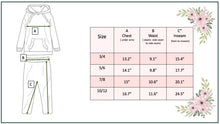 Load image into Gallery viewer, Kids Rust Pocket Ruffle Hoodie &amp; Leggings Set
