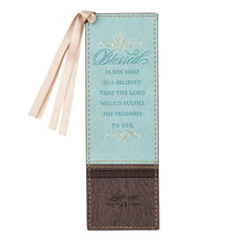 Load image into Gallery viewer, Faux Leather Inspirational Bookmark
