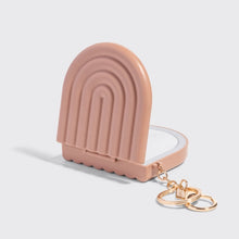 Load image into Gallery viewer, Terracotta Compact Mirror Keychain
