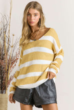 Load image into Gallery viewer, Striped Comfy Sweater Top
