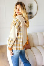 Load image into Gallery viewer, Zip Up Plaid Jacket With Hoodie
