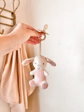 Load image into Gallery viewer, Bitzy Pal Natural Rubber Pacifier &amp; Plush - Bunny
