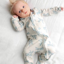 Load image into Gallery viewer, COPPER PEARL® Zip-Up Footie Pajama DAPHNE
