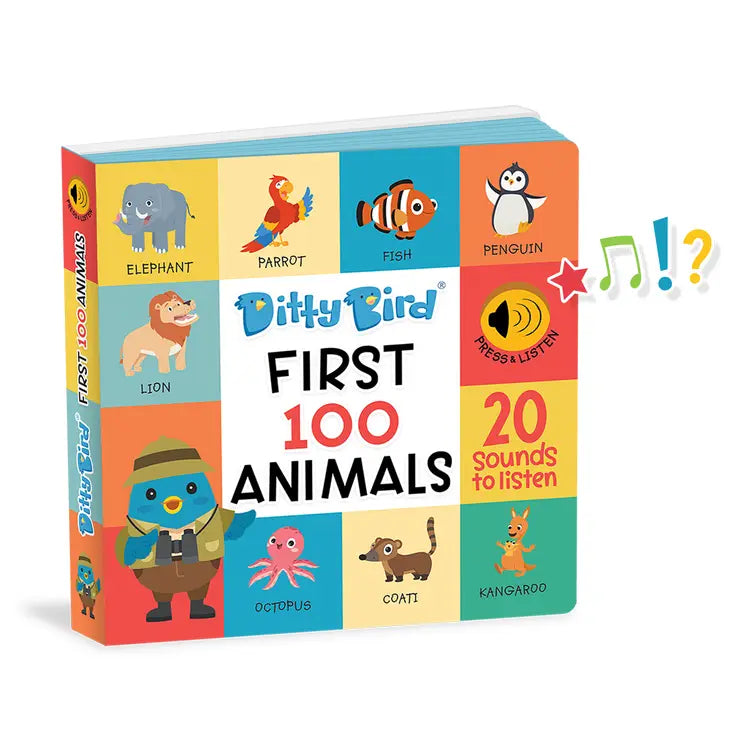 Ditty Bird Sound Book: First 100 Animals