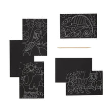 Load image into Gallery viewer, Mini Scratch &amp; Scribble Art Kit: Jungle Fun

