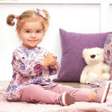 Load image into Gallery viewer, Floral Top &amp; Leggings Set – Bamboo Cotton Vintage Bloom
