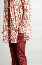 Load image into Gallery viewer, Kids Cinnamon Fall Floral Pant Set
