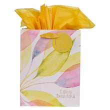 Load image into Gallery viewer, Life Is Beautiful Citrus Leaves Medium Gift Bag
