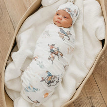 Load image into Gallery viewer, COPPER PEARL® Knit Swaddle Blanket - Boone
