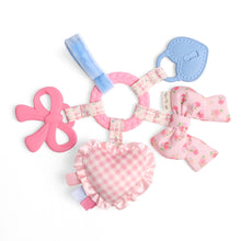 Load image into Gallery viewer, Bitzy Busy Ring™ Teething Activity Toy-  Bow
