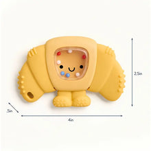 Load image into Gallery viewer, Croissant Sweetie Shake Plus™ - Teething + Rattle Toy
