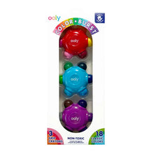 Load image into Gallery viewer, Color Burst Easy Grip Crayons (Set of 3 -18 Classic Colors)
