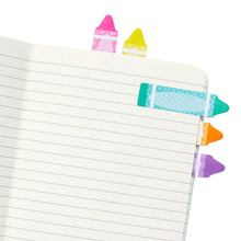 Load image into Gallery viewer, Note Pals Sticky Tabs - Rainbow Crayons

