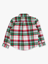 Load image into Gallery viewer, Boys Dashing Dreams Plaid Long Sleeve Button Down
