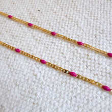 Load image into Gallery viewer, Color Pop Enamel Chain Necklace
