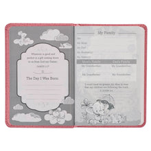 Load image into Gallery viewer, Pink Faux Leather NLT New Testament Keepsake Bible for Girls
