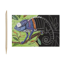 Load image into Gallery viewer, Mini Scratch &amp; Scribble Art Kit: Jungle Fun
