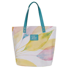 Load image into Gallery viewer, Hope Anchors the Soul Citrus Leaves Tote Bag
