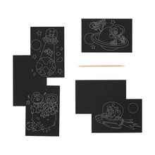 Load image into Gallery viewer, Mini Scratch &amp; Scribble Art Kit: Wacky Universe
