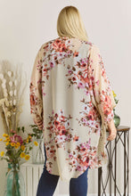 Load image into Gallery viewer, Plus Size Floral Kimono Cardigan
