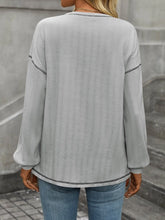 Load image into Gallery viewer, Crew Neck Pocket Casual Loose Top
